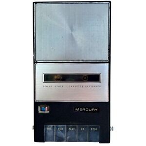 1970's Mercury TR-8000 Solid State Cassette Recorder | Working | Rare Case